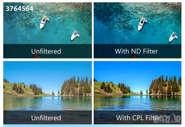 Качествени филтри за дрон DJI mini 4 Pro, снимка 2 - Друга електроника - 51968141