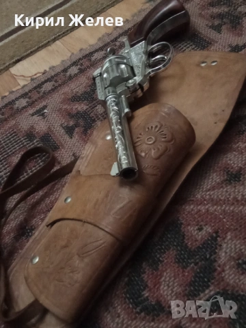 Стар метален пистолет с кобур 54291, снимка 9 - Антикварни и старинни предмети - 53638422