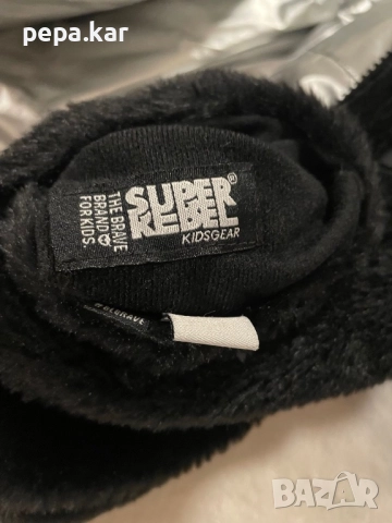 Зимно двулицево яке SUPER REBEL размер 152см, Промоция, снимка 5 - Детски якета и елеци - 52109490