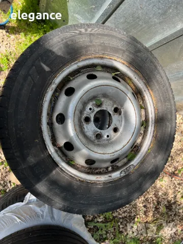 Летни гуми с джанти Fiat Ducato Citroen Jumper Peugeot Boxer 195 70 15C GT Radial , Dunlop, снимка 2 - Гуми и джанти - 50405957