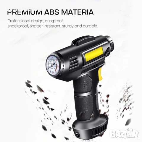 Въздушен компресор за помпане на гуми Digital One SP01121, 12V, за кола, велосипед, мотор, топки и д, снимка 2 - Аксесоари и консумативи - 51061290