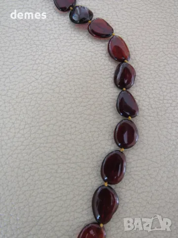 Дамско колие-кръг от първокласен балтийски кехлибар, снимка 5 - Колиета, медальони, синджири - 49626003