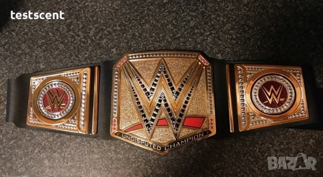 Шампионски пояс WWE Undisputed World Heavyweight Championship световната титла Mattel belt колан, снимка 12 - Други - 49916853