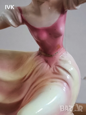 Немска антикварна фигура Hertwig & Co. Katzhütte , снимка 8 - Колекции - 52789131