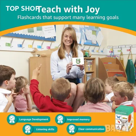 Артикулационни флаш карти, логопедични материали за деца, подходящи за аутизъм, снимка 7 - Образователни игри - 49971291