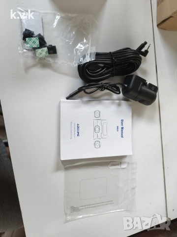 AZDOME 360, само задната камера, протектор за екранчето на предната камера и всички кабели!, снимка 5 - Аксесоари и консумативи - 53975151