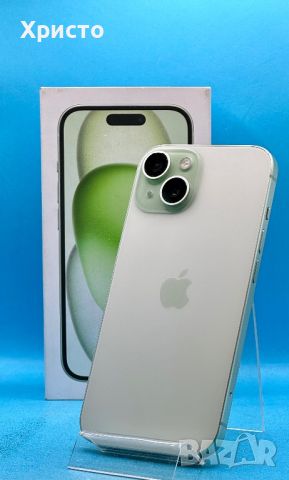 ГАРАНЦИОНЕН!!! Apple iPhone 15, 128GB, 5G, Green, снимка 7 - Apple iPhone - 45958030