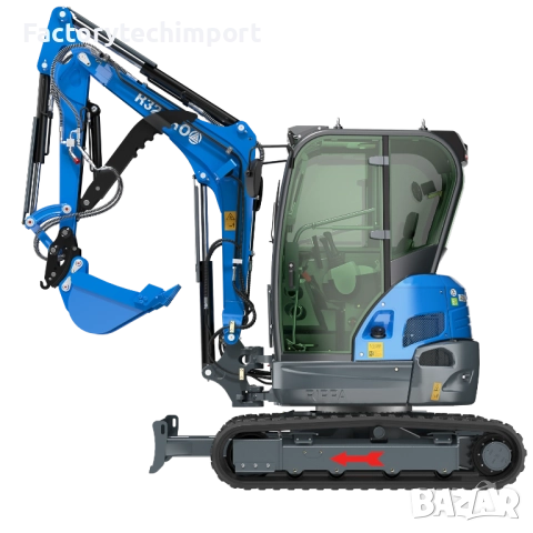 Мини багер Rippa R32 Pro 3.2 т KUBOTA (4 цилиндъра)+ Климатик , снимка 7 - Индустриална техника - 52719710