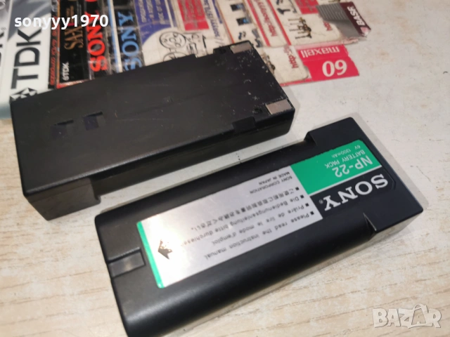 SONY NP-22 X2 BATTERY PACK-ВНОС SWISS 2301261600, снимка 6 - Батерии, зарядни - 53202301
