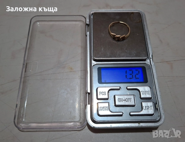 Дамски златен пръстен / Злато за материал - 1,32 гр. / 585 / 14К, снимка 5 - Пръстени - 52661896