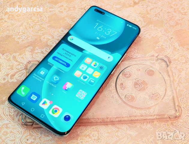 Honor Magic 4 Pro 5G/256GB ROM/8GB+5GB RAM/Dual Sim/50+50+64Mp camera/OLED 1B colors 120Hz перфектен