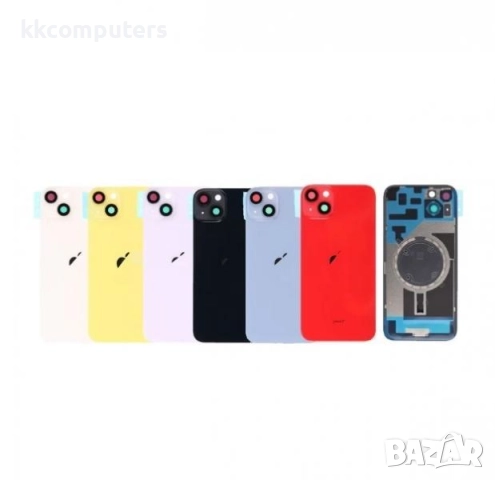 Капак батерия / Задно стъкло Оригинал Оборудван за iPhone 14 6.1/ Жълт / КЛАС A Баркод : 484286