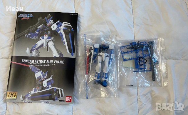 Gundam Astray Blue Frame – сглобен, пълен комплект, снимка 4 - Други игри - 53931637