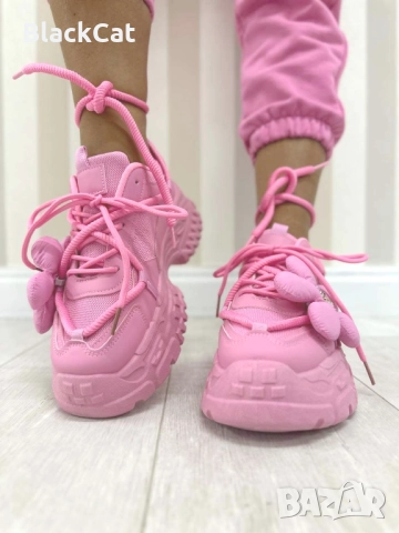 Розови Маратонки, снимка 3 - Маратонки - 52012562