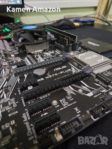 дъно asus prime H270-plus ddr4 + 8ram + 120ssd 