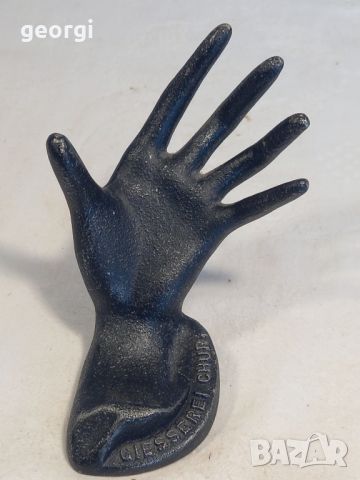 чугунена скулптура ръка , снимка 2 - Статуетки - 45700274