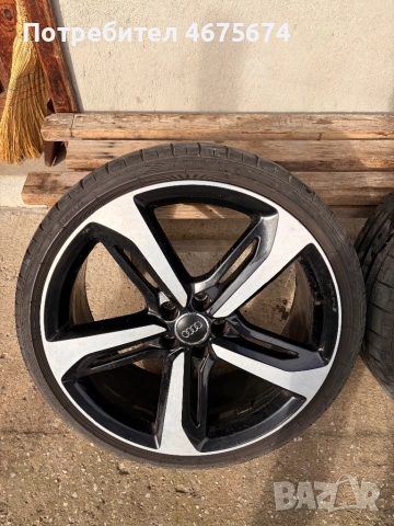 Оригинални джанти ауди с гуми, снимка 5 - Гуми и джанти - 52753524