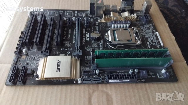 Дънна платка Asus B85M-A R2.0 Socket LGA1150 CPU+FAN+RAM, снимка 6 - Дънни платки - 51704100