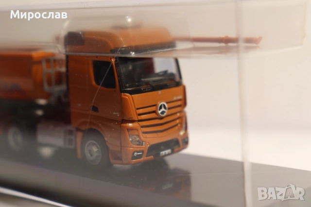 AWM H0 1/87 MERCEDES САМОСВАЛ KАМИОН МОДЕЛ TIR ГОНДОЛА, снимка 9 - Колекции - 52825794