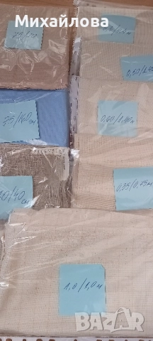 Етамин/ панама за бродиране , снимка 14 - Гоблени - 39635650