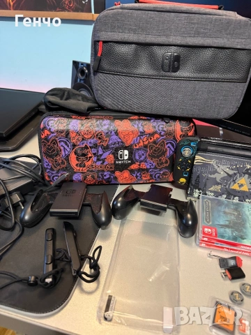 Nintendo Switch V2+ много аксесоари., снимка 6 - Nintendo конзоли - 53103925