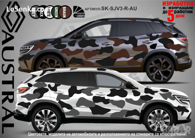 Alfa Romeo Stelvio SK-SJV3-AR-ST Кaмуфлаж Офроуд Джип Пикап Лодка Camouflage Off-Road стикери, снимка 16 - Аксесоари и консумативи - 47917579