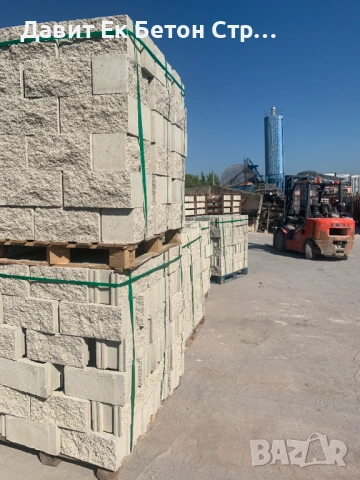 Бетонови блокчета за огради, имитиращи дялан камък, снимка 3 - Строителни материали - 53816609