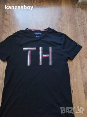 Tommy Hilfiger - страхотна мъжка тениска S, снимка 4 - Тениски - 50899181