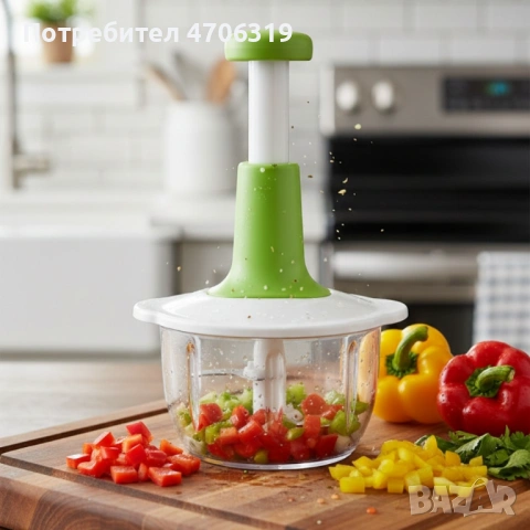 Ръчен кухненски чопър , снимка 3 - Чопъри и пасатори - 53203930