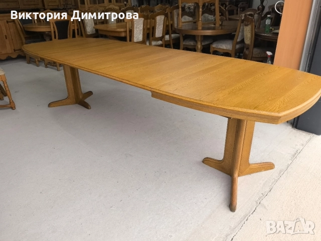 Разтегателна трапезна маса 3,00 м. , снимка 9 - Маси - 52435833