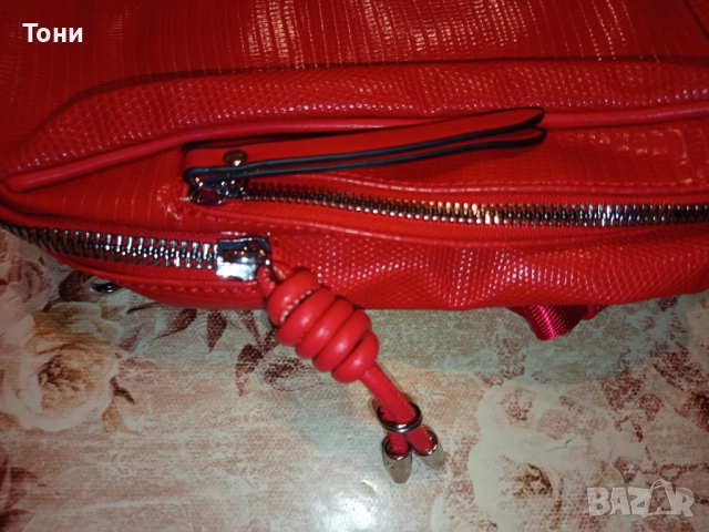 PAOLO BOCELLI Оригинал Нова Кожена Дамска Раница , снимка 7 - Чанти - 52418686