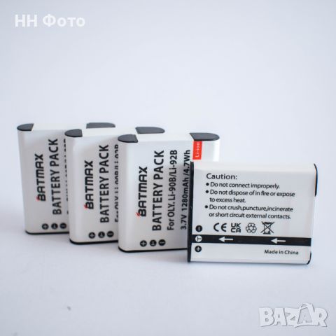 LI-90B / LI-92B батерия за Olympus Tg-6 , TG-4 , SH60  , XZ-2 iHS, снимка 2 - Батерии, зарядни - 46302756