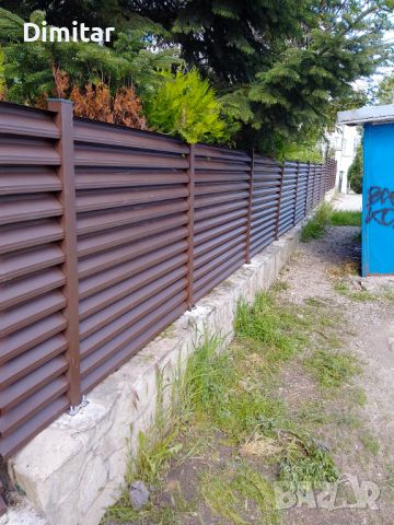 Метални огради, ламелна ограда, снимка 3 - Огради и мрежи - 46332369