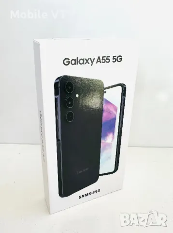 НОВ! Samsung Galaxy A55 5G 256GB Navy 2г.Гаранция!, снимка 1 - Samsung - 48290173