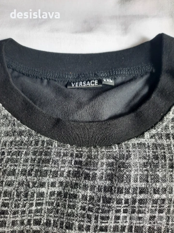 Продавам мъжка блуза с къс ръкав Versace, снимка 3 - Тениски - 54041370