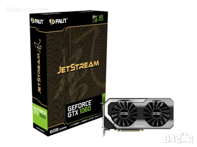 1060 3GB Palit JeatStream RGB 6pin, снимка 2 - Видеокарти - 48188770