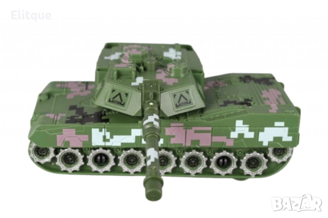 Боен танк с реалистични звуци и светлини, снимка 10 - Коли, камиони, мотори, писти - 52745138