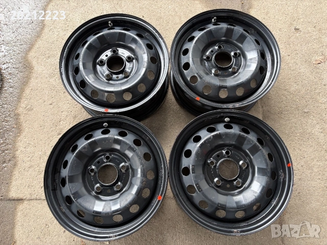 4 броя железни джанти за Hyundai IX20,Hyundai I30,Hyundai IONIQ,KIA VENGA,KIA Ceed  15, снимка 4 - Гуми и джанти - 53945594