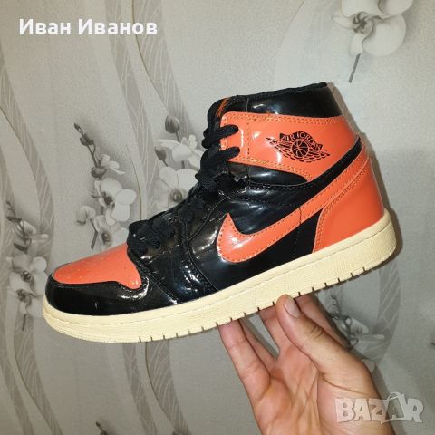 маратонки Nike Jordan 1 Retro High OG Shattered Backboard 3.0 номер 42,5-43  оригинални , снимка 10 - Маратонки - 46434276