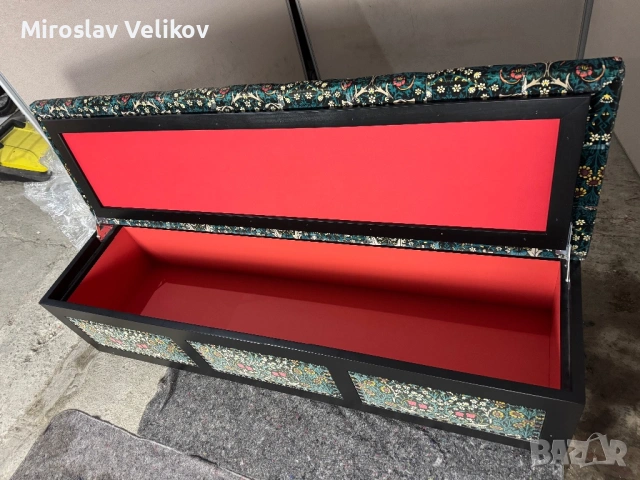 Ексклузивна дизайнерска пейка/ шкаф в перфектно състояние , снимка 6 - Шкафове - 53471297