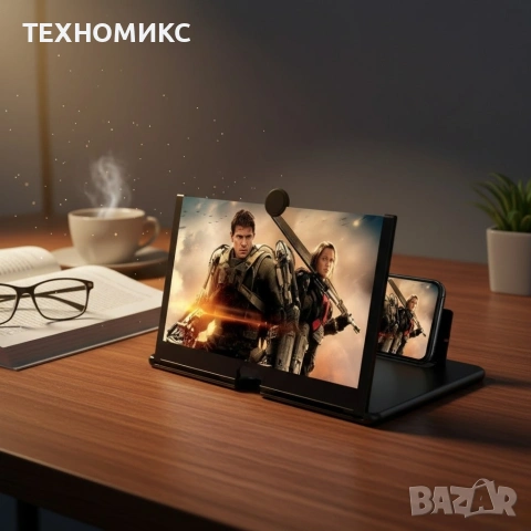 3D Увеличителен екран за смартфон с 5x мащабиране, снимка 5 - Резервни части за телефони - 53778711