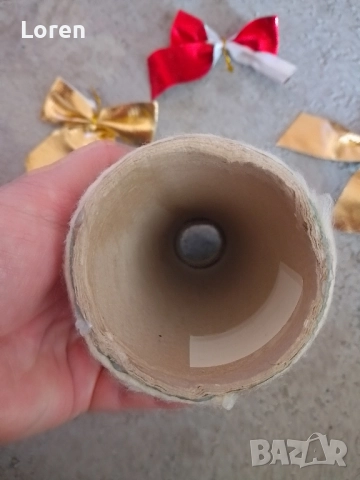 Ново!Конус връх за елха ръчно изработен, снимка 6 - Декорация за дома - 52546585