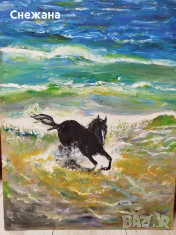 Картина "Черен Кон "