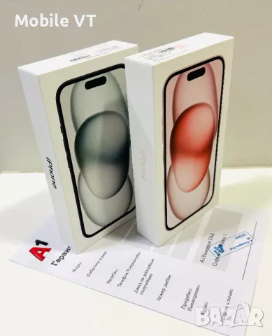 НОВ! iPhone 15 128GB Black / Pink 2г.ГАРАНЦИЯ!, снимка 2 - Apple iPhone - 47253057