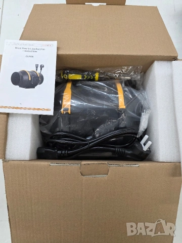 Ф100, Ф125, Ф150 Канален/ тръбен вентилатор, двускоростен с до 530 м³/ч, снимка 14 - Други машини и части - 53164988