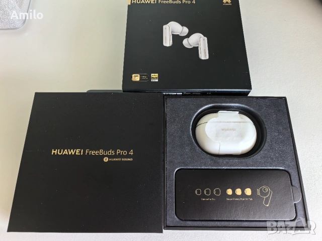 Продавам Huawei FreeBuds Pro 4 White, снимка 2 - Безжични слушалки - 53923093