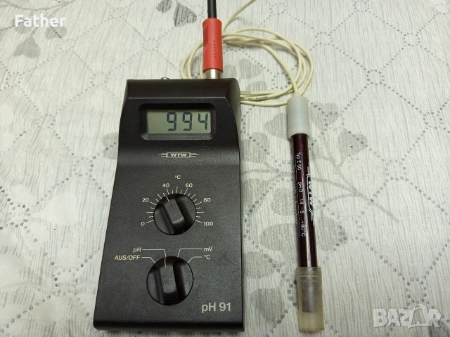 Професионален електронен Ph метър/ термометър, снимка 2 - Друга електроника - 54164331