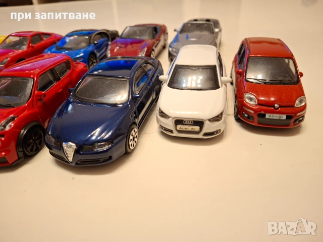 Burago 1/43, China, идеални, Audi, Fiat, Vw, BMW, Nissan, Alfa Romeo, Porsche, Lamborghini, Bugatti , снимка 3 - Колекции - 40956156