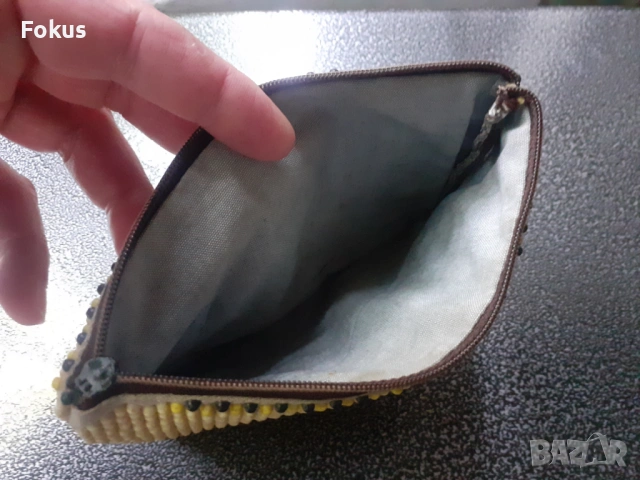 Старо мънистено портмоне, снимка 4 - Антикварни и старинни предмети - 53278818