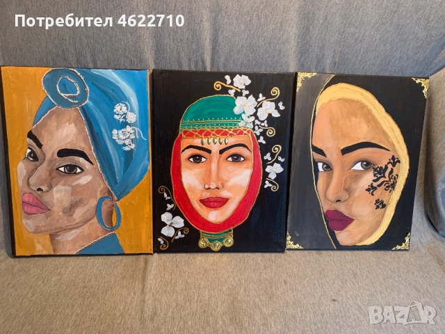 картини портрети на момичета , снимка 2 - Картини - 53065624